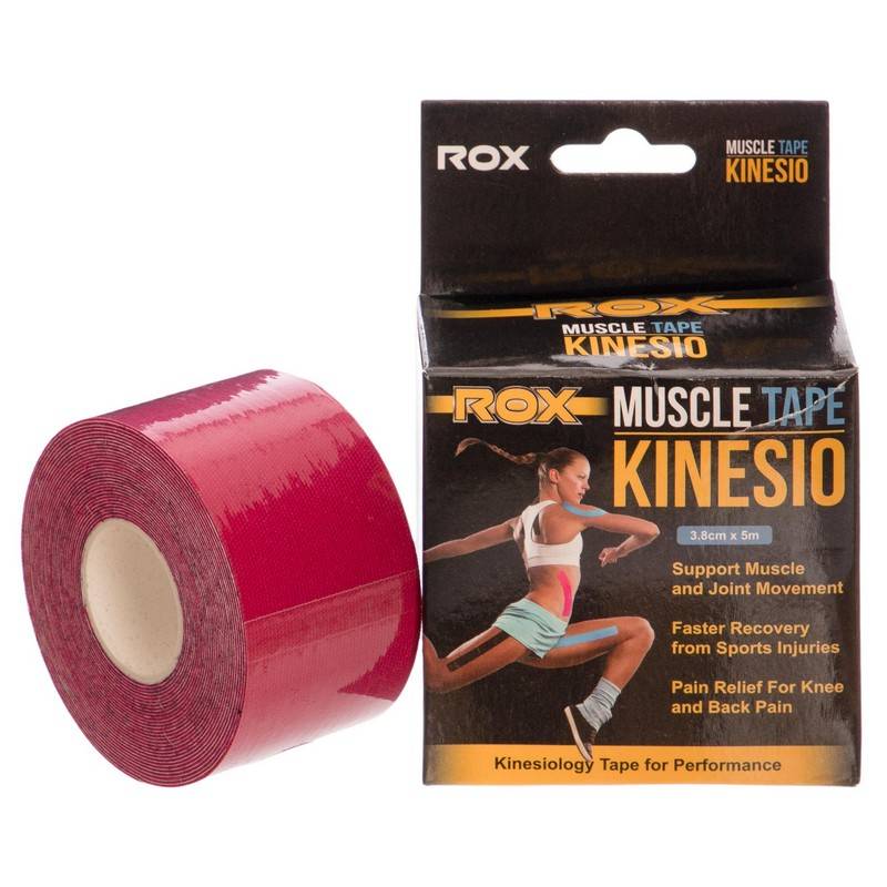 Кінезіо тейп (Kinesio tape) Sport BC-5503-3,8 розмір 3,8смх5м кольори в асортименті, рис. 1