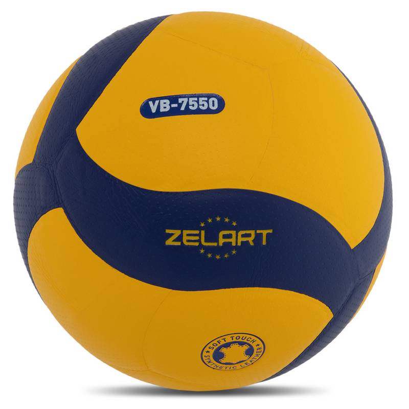 М'яч волейбольний ZELART VB-7550 №5 PU клеєний, рис. 0