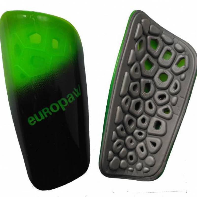Щитки футбольные Europaw light черно-зеленый 02461-Light-G-2, рис. 0
