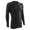 Термофутболка с длинным рукавом Keepdry 500 для взрослых черная 8641687, прев. 0