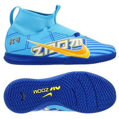 Детские футзалки Nike Zoom Mercurial Superfly 9 Academy KM IC Junior DO9792-400