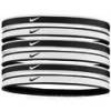 Повязка на голову Nike унисекс для взрослых Swoosh черный/белый универсальный N.100.2021.176.OS, прев. 0
