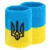 Напульсник спортивный махровый Герб Украины желто-голубой BC-9280-YBL