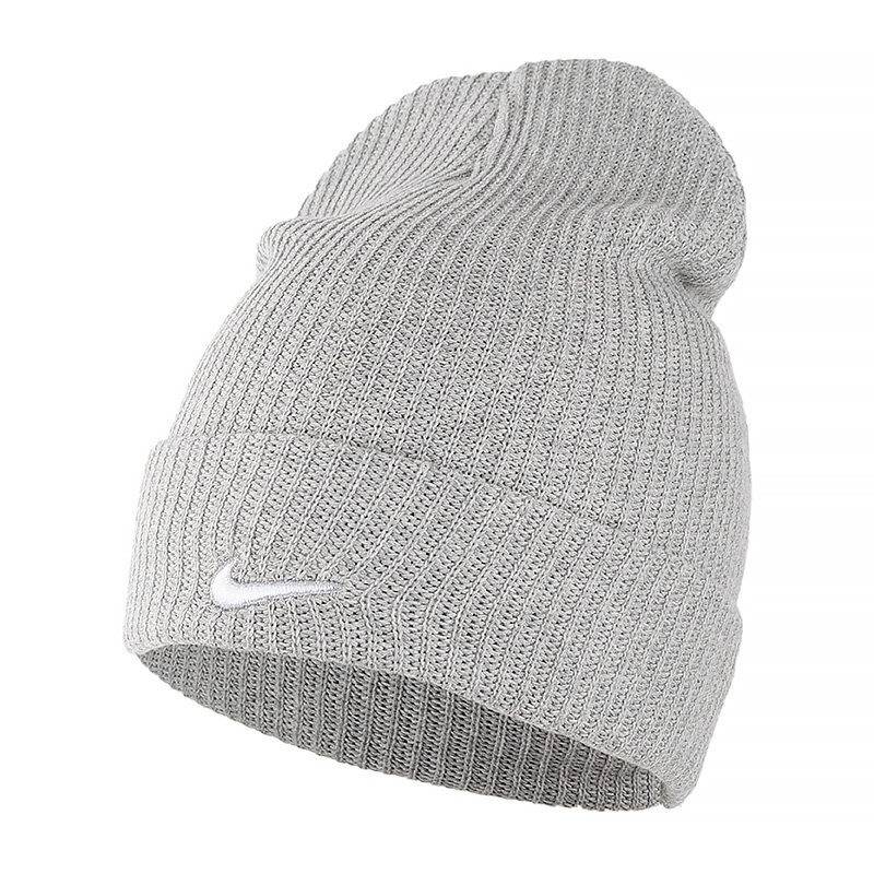 Шапка Nike U NSW BEANIE UTILITY SWOOSH серая DV3342-063, рис. 0