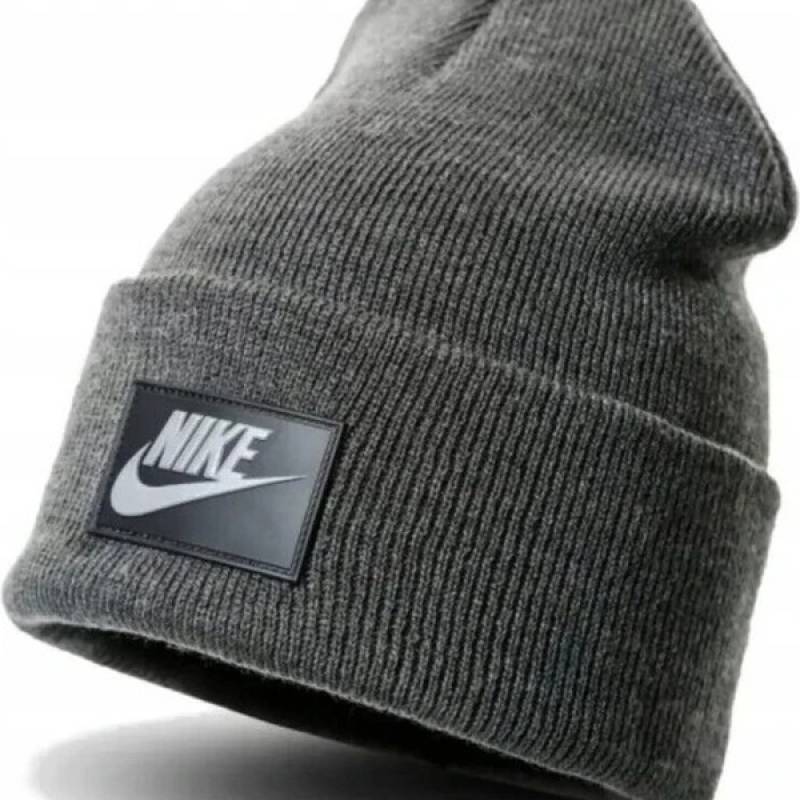 Шапка Nike U NSW CUFF BEANIE FUT FLASH FS серая DO8145-071, рис. 0