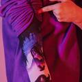 Мужская флисовая теплая пижама фиолетово-чёрная oversize + ПАТЧ на выбор Selerity pn01vb, прев. 3