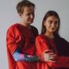 Жіноча флісова тепла піжама червоно-чорна oversize + ПАТЧ на вибір Selerity pn01rb, прев. 4