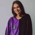 Жіноча флісова тепла піжама фіолетово-чорна oversize + ПАТЧ на вибір Selerity pn01vb, прев. 1