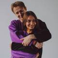 Жіноча флісова тепла піжама фіолетово-чорна oversize + ПАТЧ на вибір Selerity pn01vb, прев. 3