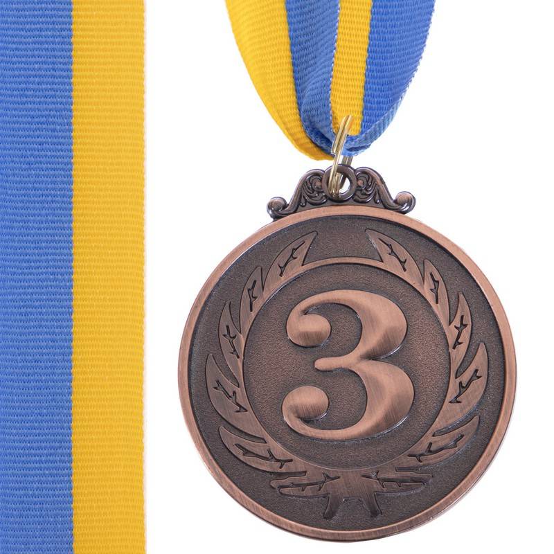 Спортивна медаль FAME бронза C-3164-3 , рис. 0