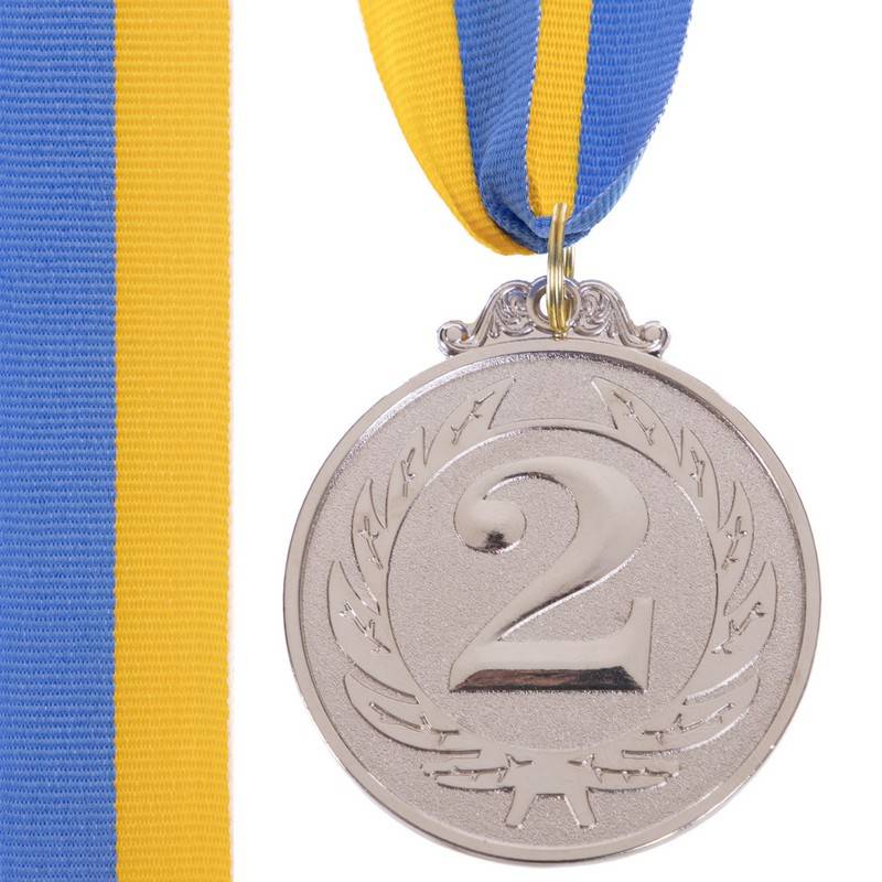 Спортивная медаль FAME серебро C-3164-2, рис. 0