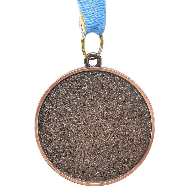 Медаль спортивная с лентой CUP C-6208-3 бронза, рис. 1