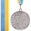 Медаль спортивна зі стрічкою CUP C-6208-2 срібло