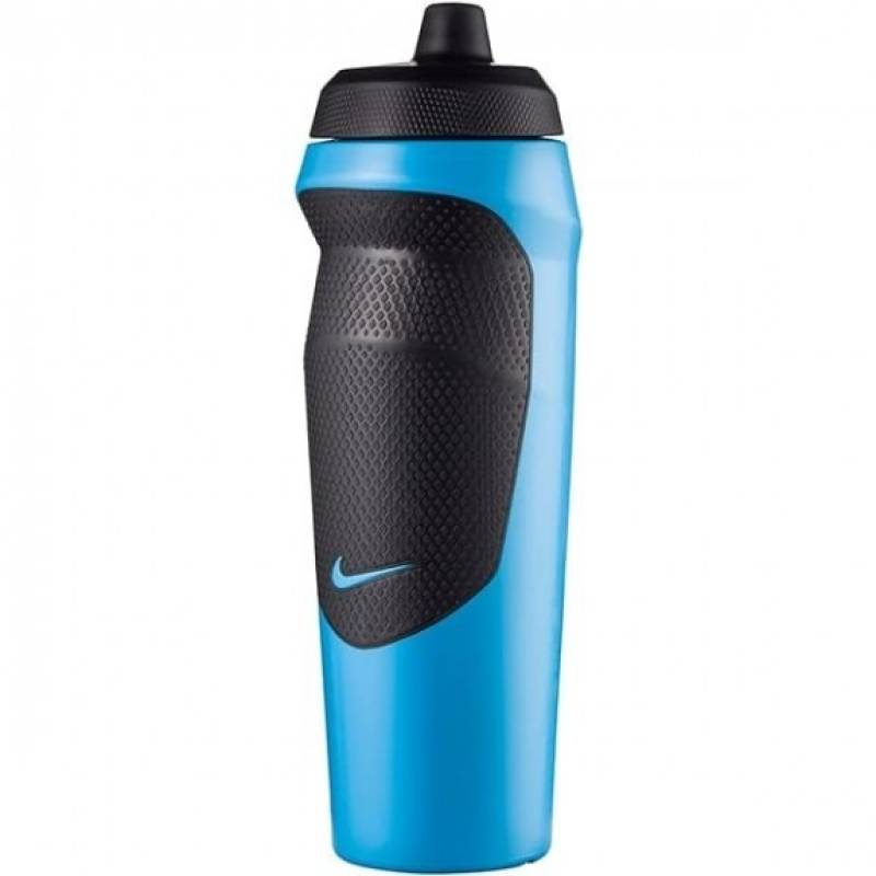 Бутылка для воды Nike HYPERSPORT BOTTLE 20 OZ 600 ml черно-голубая N.100.0717.459.20, рис. 0