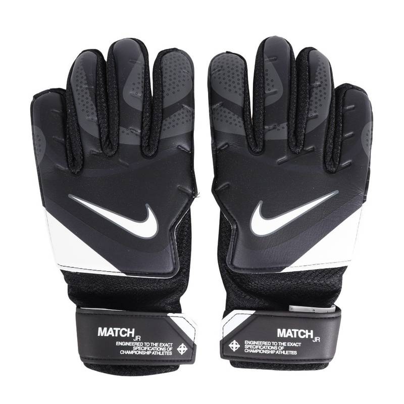 Вратарские перчатки подростковые Nike NK GK MATCH JR-HO23 черно-белые FJ4864-011, рис. 0