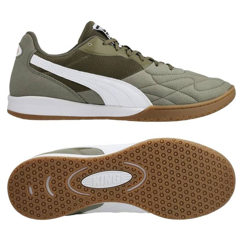 Футзалки Puma King Top It Indoor Olive 107349-03, рис. 0